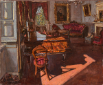 His Grandfather's Piano (the Music Room) by Daud Akhriev